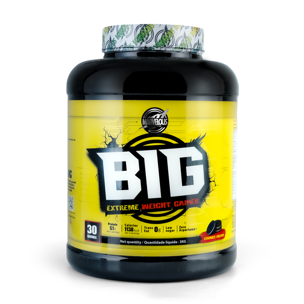 Marvelous Nutrition BiG Extreme Weight Gainer-30Serv.-3Kg.-Cookies Cream