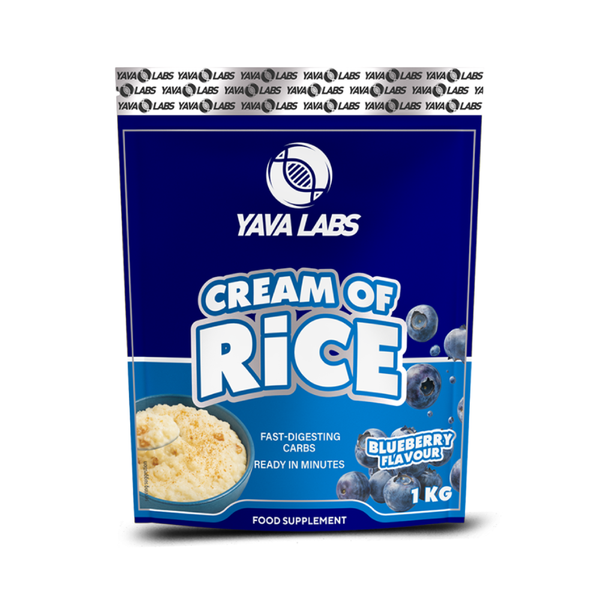 Yava Labs Cream of Rice.-1KG.-33Serv.-BlueBerry
