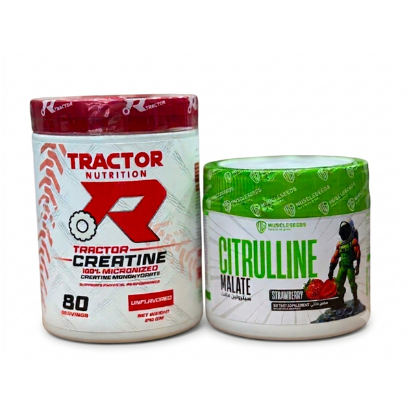 Tractor Creatine 240g + MuscleSeeds Citrulline Malate