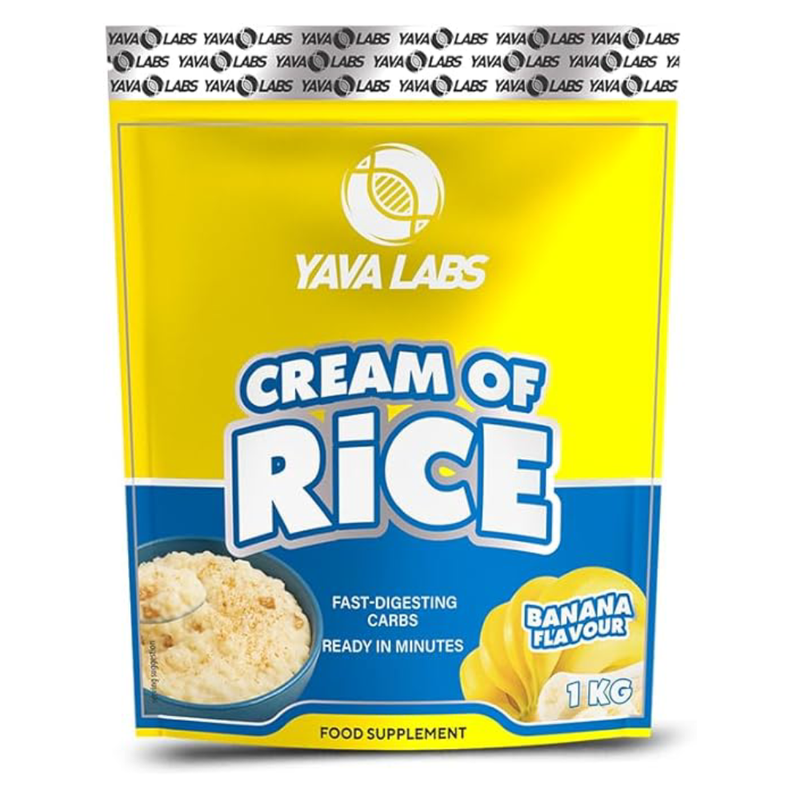 Yava Labs Cream of Rice.-1KG.-33Serv.-Banana