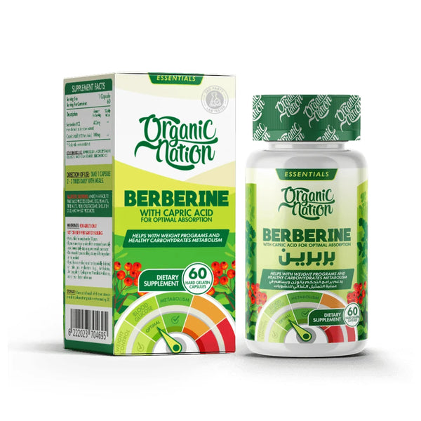 Organic Nation Berberine-60Serv.-60Caps