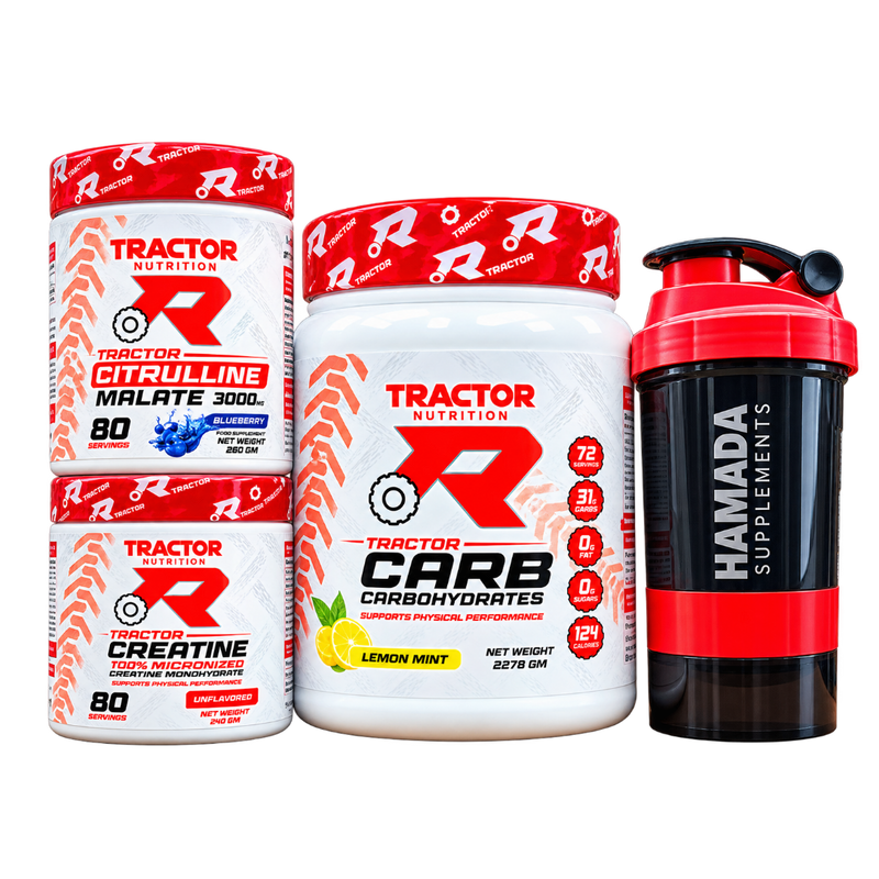 Tractor Bundle  Creatine + Carb + Citrulline + Shaker