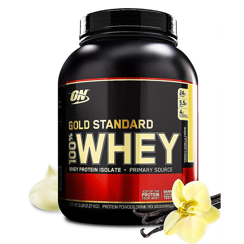 Optimum Nutrition Gold Standard 100% Whey-73Serv.-2.27KG-French Vanilla Cream