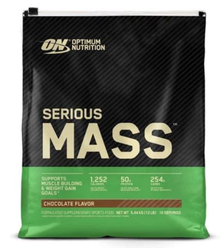Optimum Nutrition Serious Mass-16Serv.-5.4KG-Chocolate