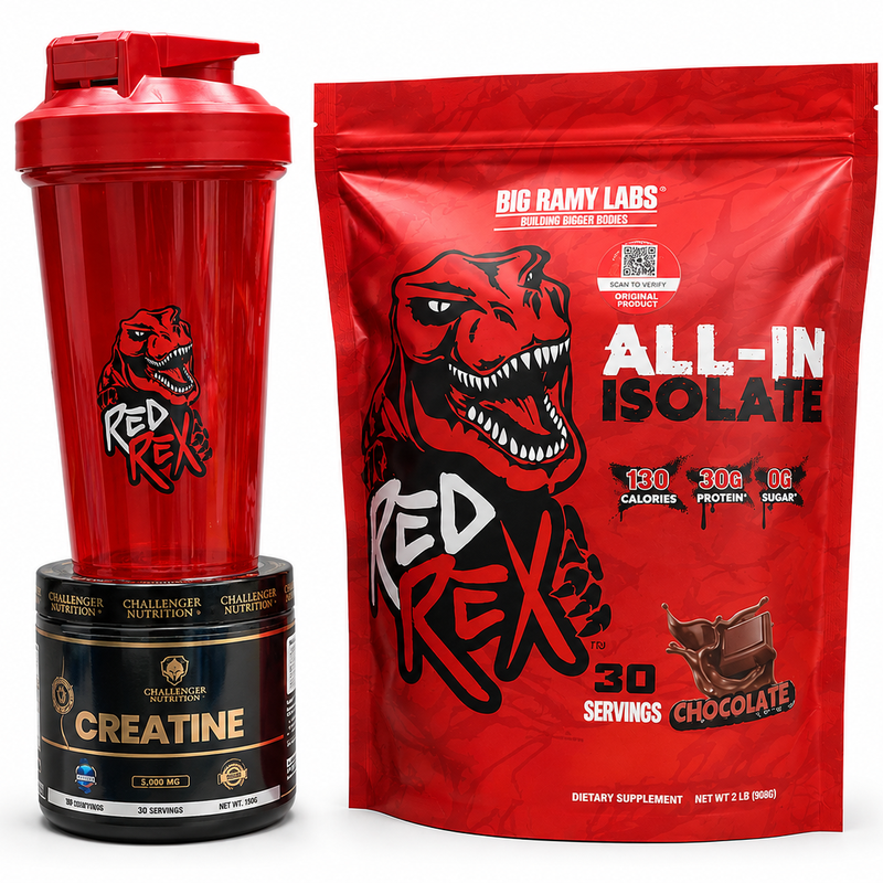 RED RREX All-In Isolate + Creatine + Shaker