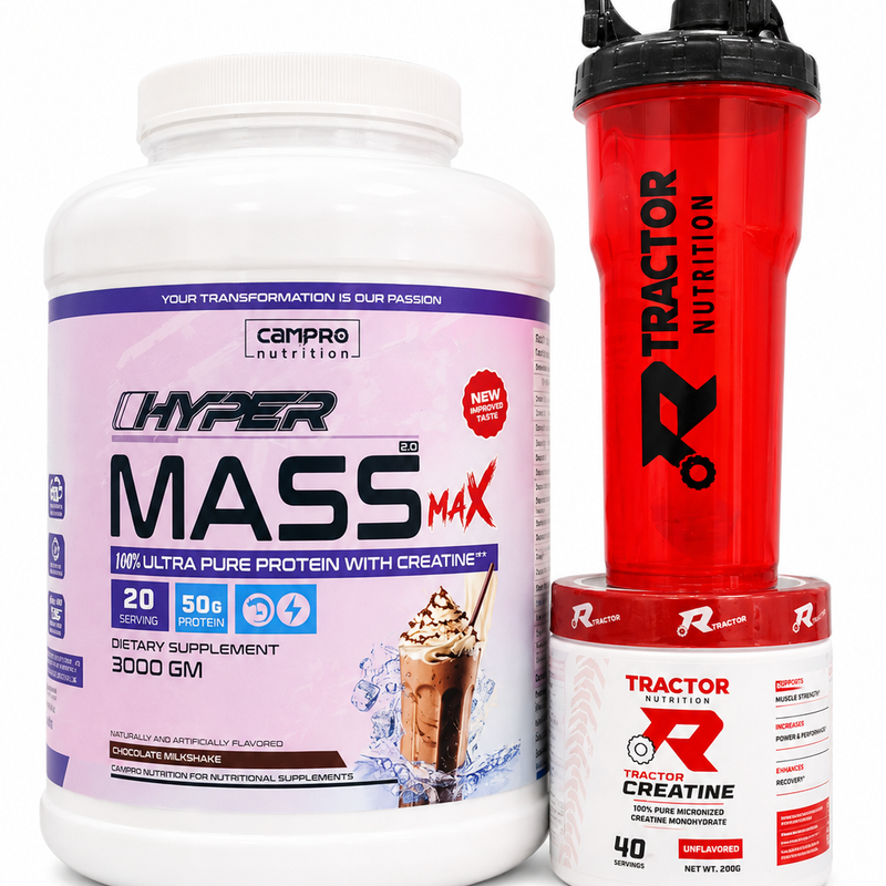 CampPro Hyper Mass Max + Tractor Creatine Offer