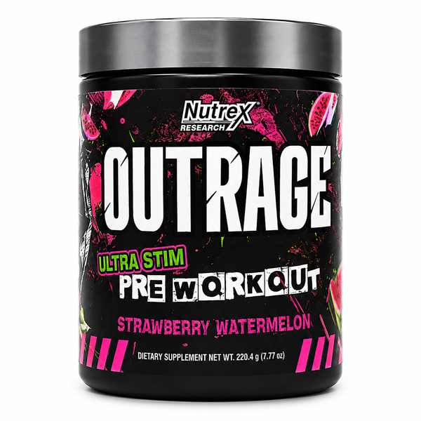 Nutrex Outrage Ultra Stim Pre-Workout – Strawberry Watermelon