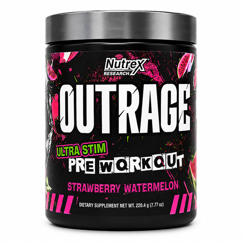 Nutrex Outrage Ultra Stim Pre-Workout – Strawberry Watermelon