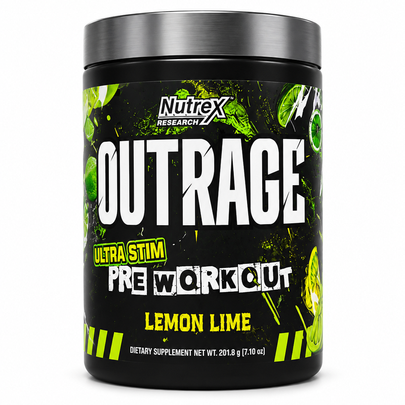 Nutrex Outrage Ultra Stim Pre-Workout – Lemon Lime
