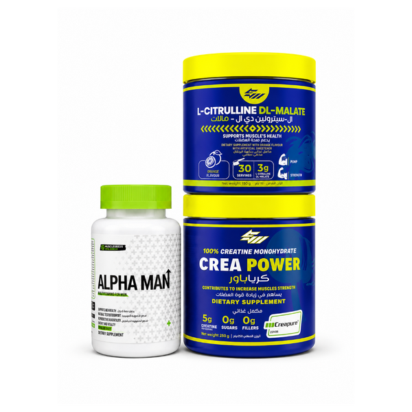 SD & MuscleSeeds Alpha Man + Crea Power + L-Citrulline DL-Malate