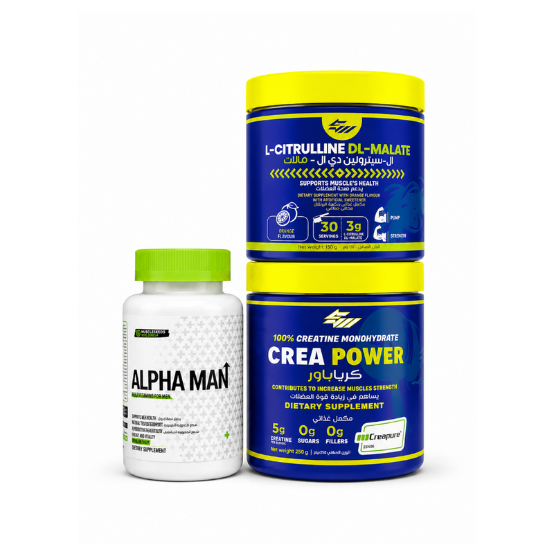 SD & MuscleSeeds Alpha Man + Crea Power + L-Citrulline DL-Malate