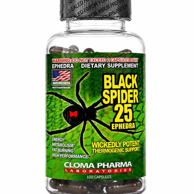 Black Spider 25 Ephedra – Cloma Pharma