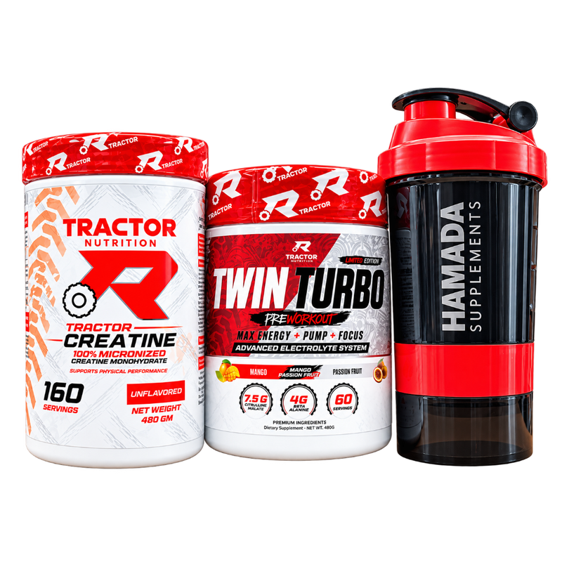 Tractor  Bundle  Twin Turbo Pre-Workout  + Creatine