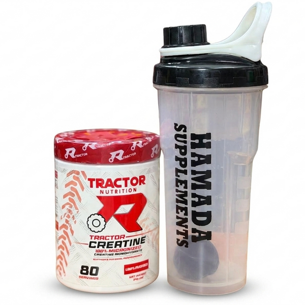 Tractor Creatine 240g + Free Hamada Shaker