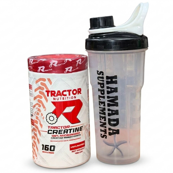 Tractor Creatine 480g + Free Hamada Shaker