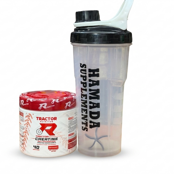 Tractor Creatine 120g + Free Hamada Shaker