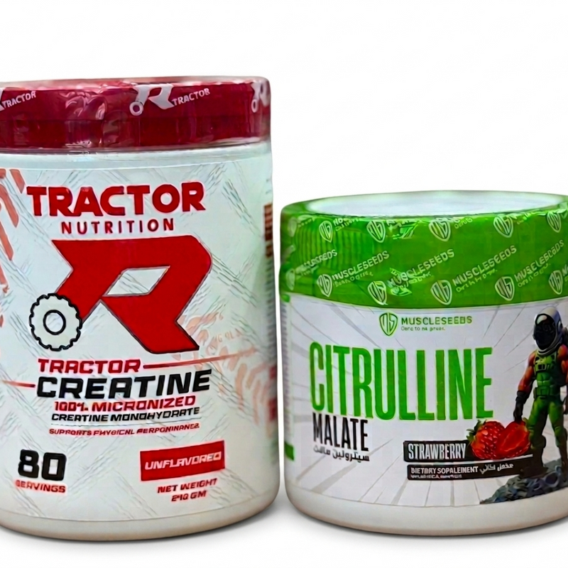 Tractor Creatine 240g + MuscleSeeds Citrulline Malate