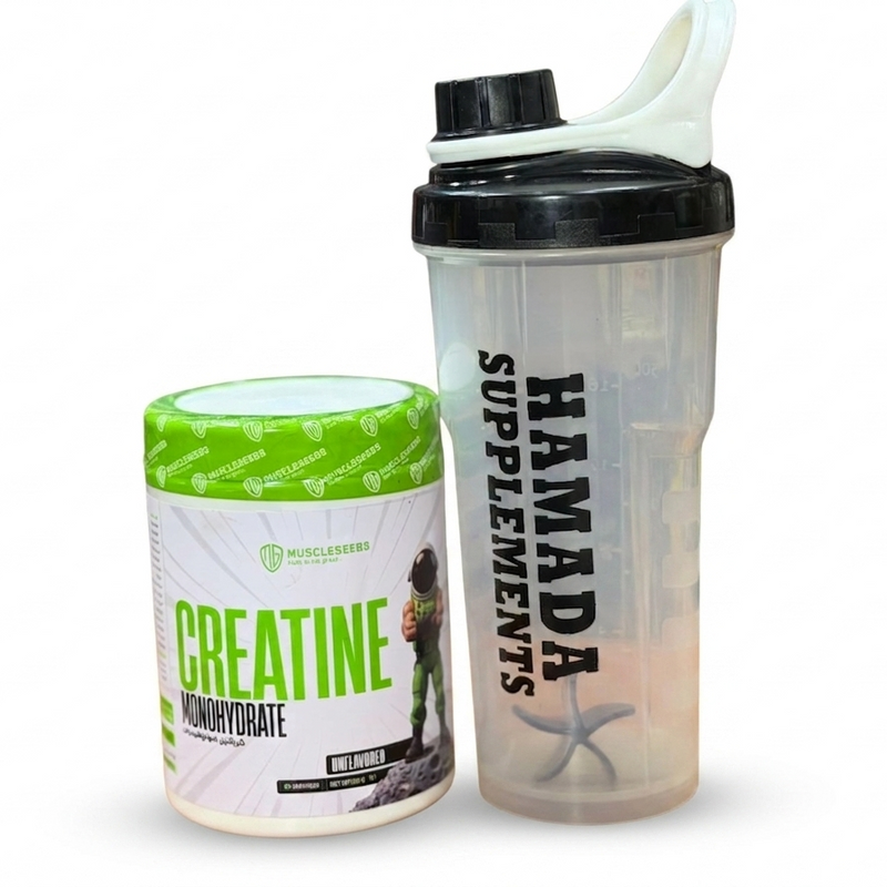 MuscleSeeds Creatine 300g + Free Hamada Shaker
