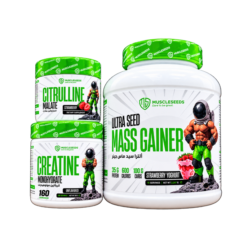 MuscleSeeds Bundle Mass Gainer+  Creatine +  Citrulline