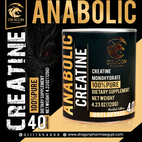 Dragon Pharma Anabolic Creatine Monohydrate 120g