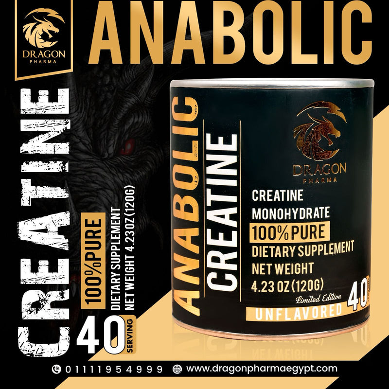 Dragon Pharma Anabolic Creatine Monohydrate 120g