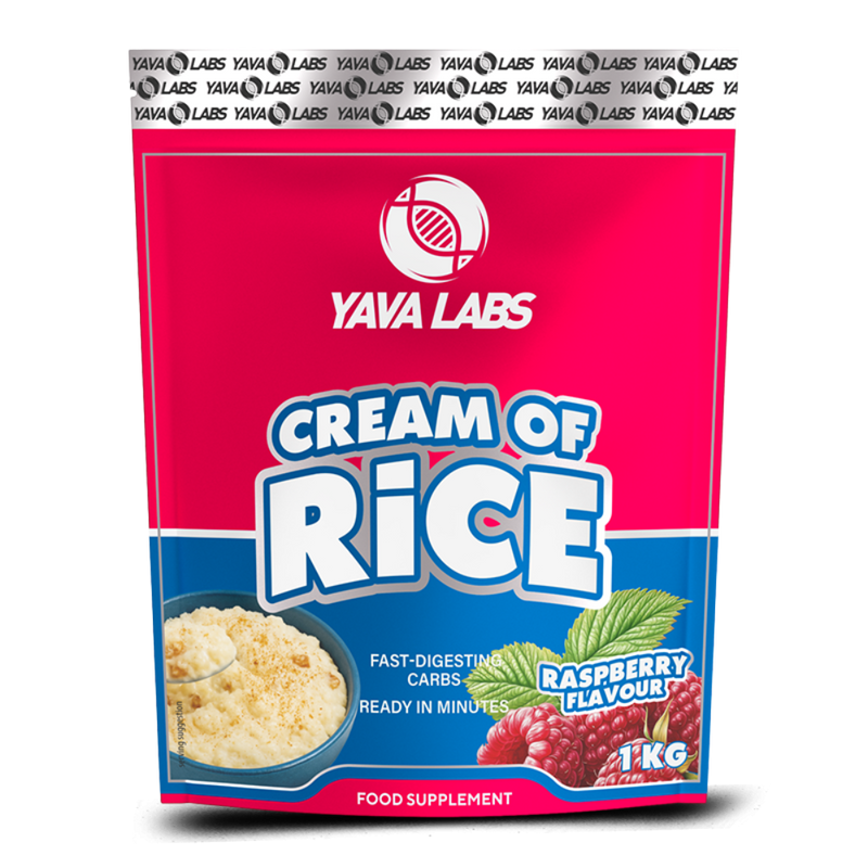 Yava Labs Cream of Rice.-1KG.-33Serv.-Raspberry