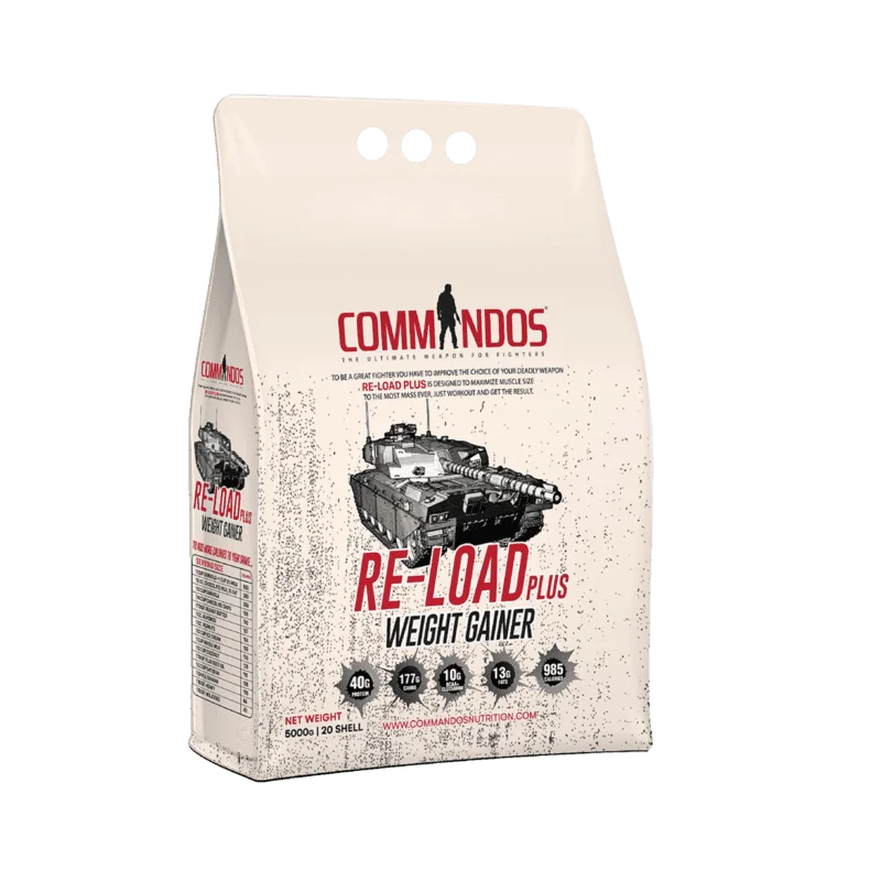 COMMANDOS Re-Load Plus Weight Gainer – 5KG
