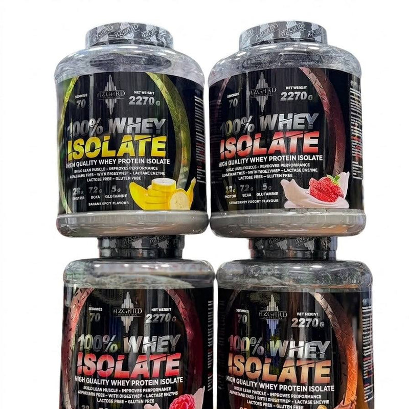 Azgard Nutrition 100% Whey Isolate High Quality Whey Protein Isolate-70Serv.-2270G