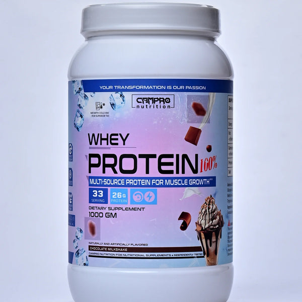 Campro 100% Whey Protein – Chocolate Milkshake, 1 kg