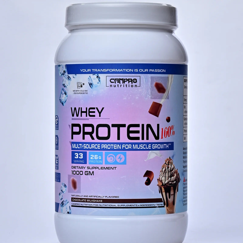 Campro 100% Whey Protein – Chocolate Milkshake, 1 kg